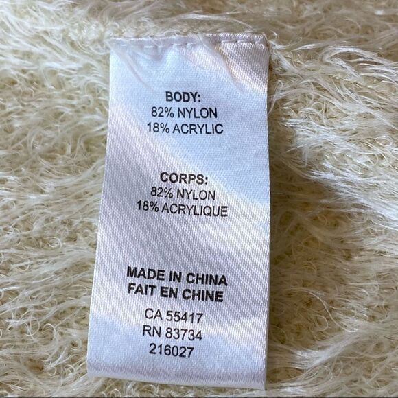 Jolibel Cream Open Front Cardigan Size Medium - Picture 5 of 9